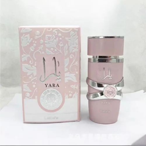 Perfumes Lattafa Yara de 100ml para Unisex, Eau de Parfum, Perfumes árabes originales, fragancia ligera duradera, el mejor regalo de larga duración