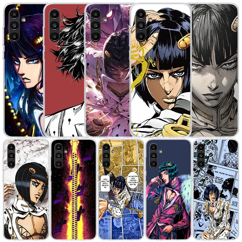 JoJo Adventure Bruno Buccellati Cover for Samsung Galaxy A17 A37 A57 A16 A26 A36 A56 A15 A14 A55 Phone Case A13 A53 A25 A35 A24