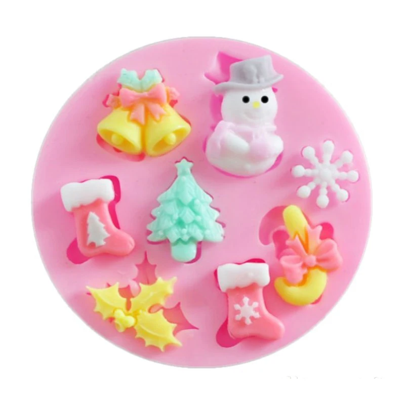 

Food Grade Cake Silicone Mold 3D Christmas Tree Shape Cake Decorating Tool Baking Accessories Decoration Baking Fondant Moulds