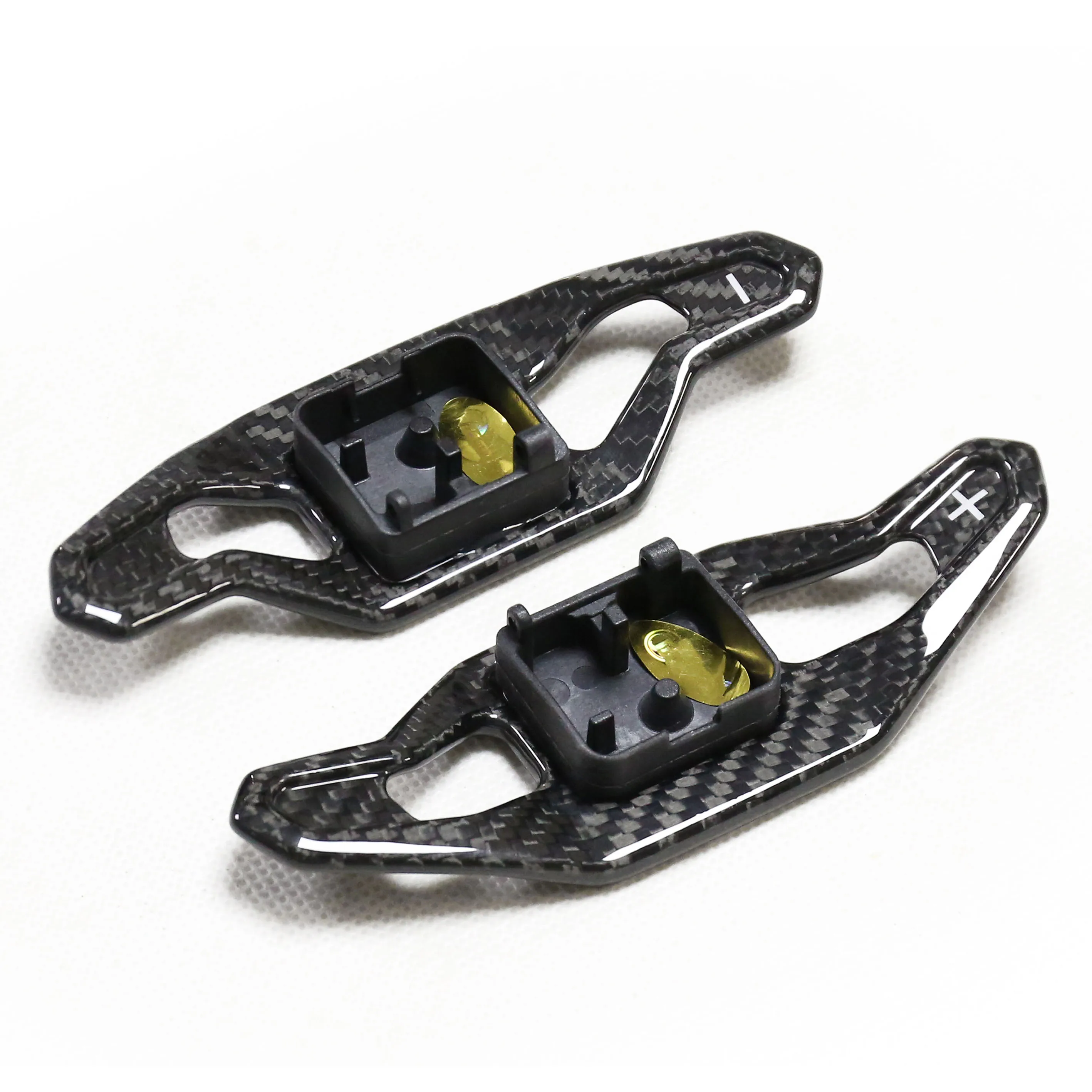 Dry Carbon Fiber Shifter Paddles For  A3 S3 RS3 A4 S4 RS4 A5 S5 B9 Interior Steering Wheel Extension Shifters