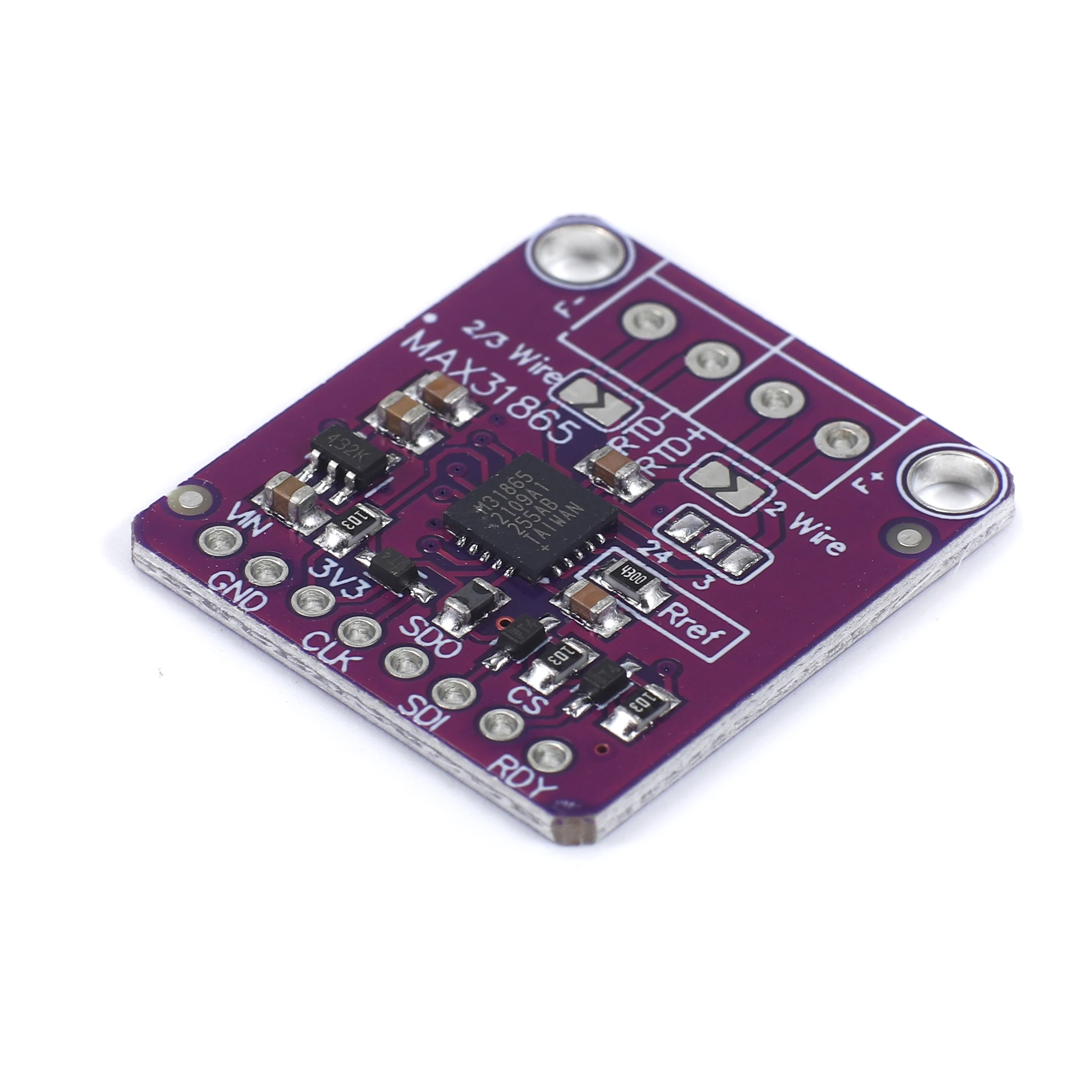 MAX31865 PT100 إلى PT1000 RTD-to-Digital محول مجلس درجة الحرارة الحرارية الاستشعار مكبر للصوت وحدة 3.3 فولت/5 فولت لاردوينو