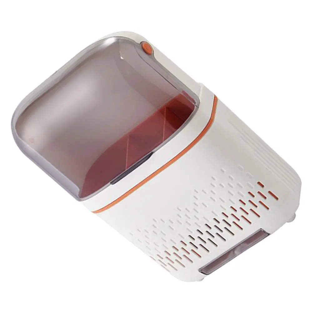 

1pc Chopsticks Holder Kitchen Storage Rack Cutlery Cage Organizer Shelf Wall Mounted Large Capacity Drainer Pp Hook