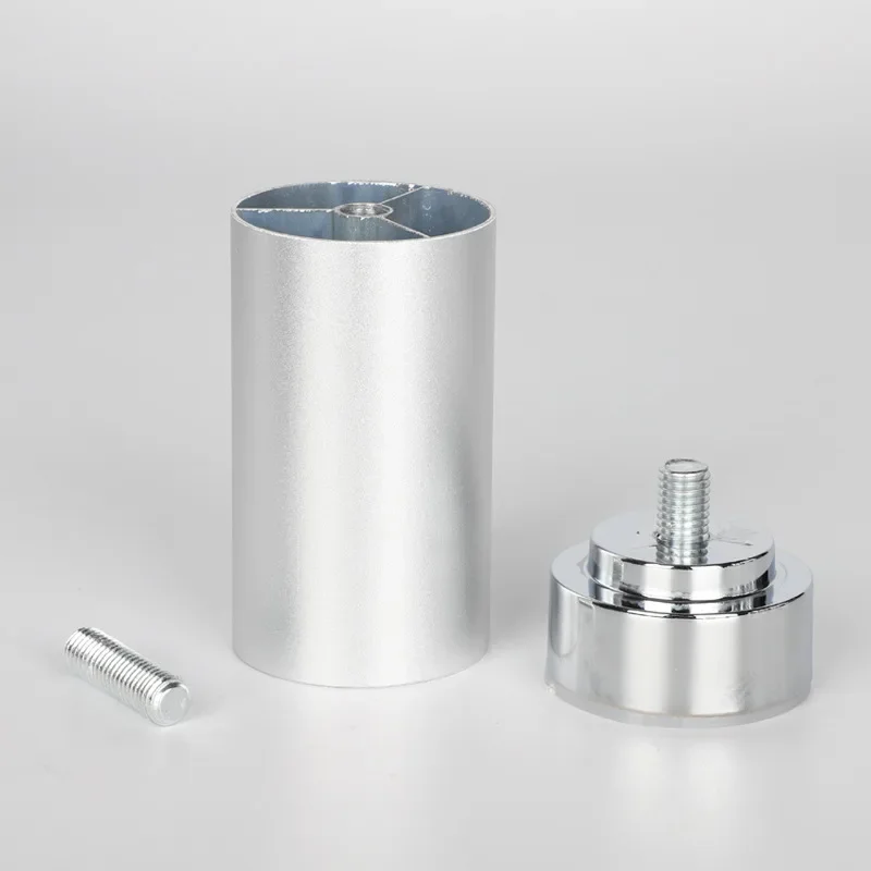 ขาเฟอร์นิเจอร์แบบปรับได้ 4 ชิ้น รุ่น M10 ผลิตจากอะลูมิเนียมอัลลอยด์ สำหรับโซฟาและโต๊ะ อะไหล่ทดแทนสำหรับเฟอร์นิเจอร์