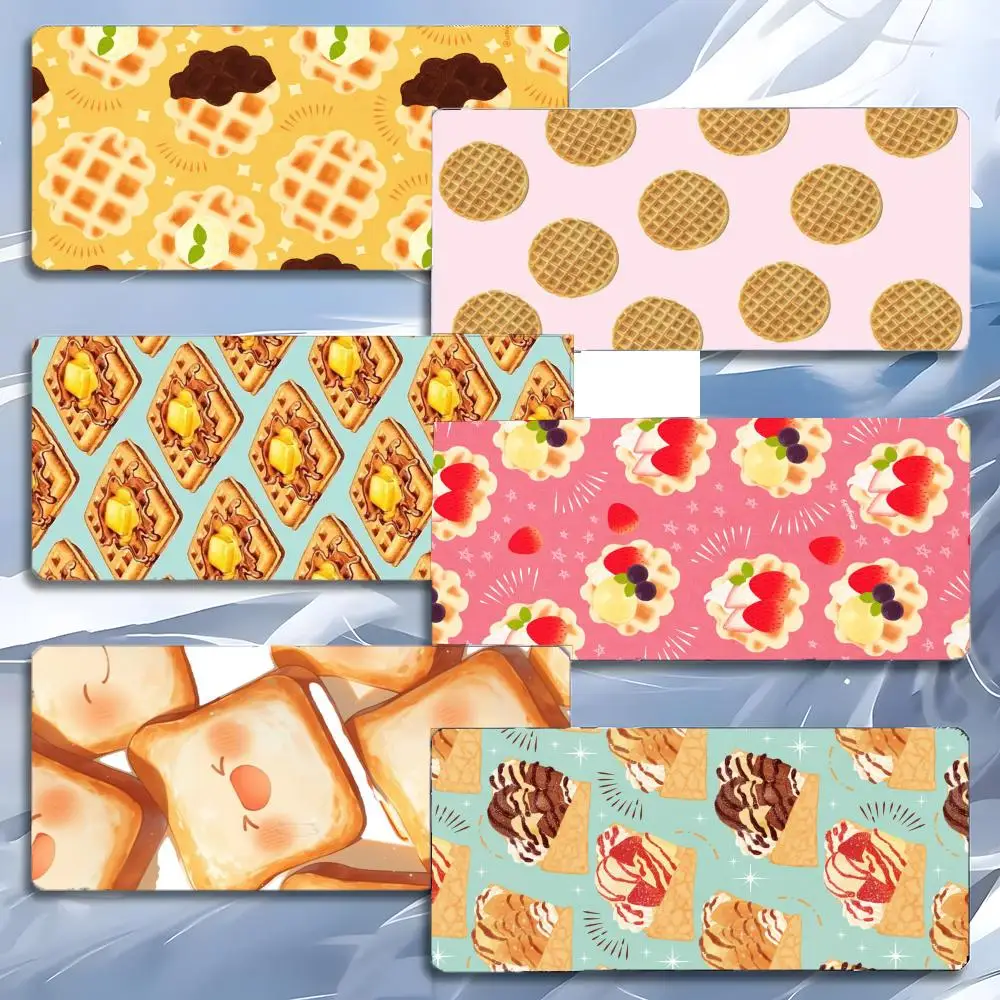 food crispy C-Cookie Mouse Pad Mousepad Large Gaming LockEdge Thickened PC Table Desk Mat