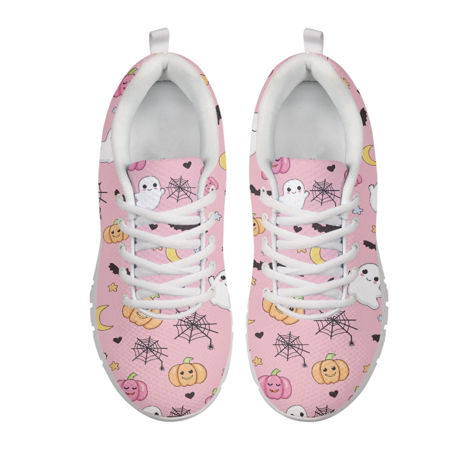 Coloranimal Halloween Cat Skulls 2026 Collection Training Shoes Womens Athletic Walking Sneakers Soft Running Walking Shoes