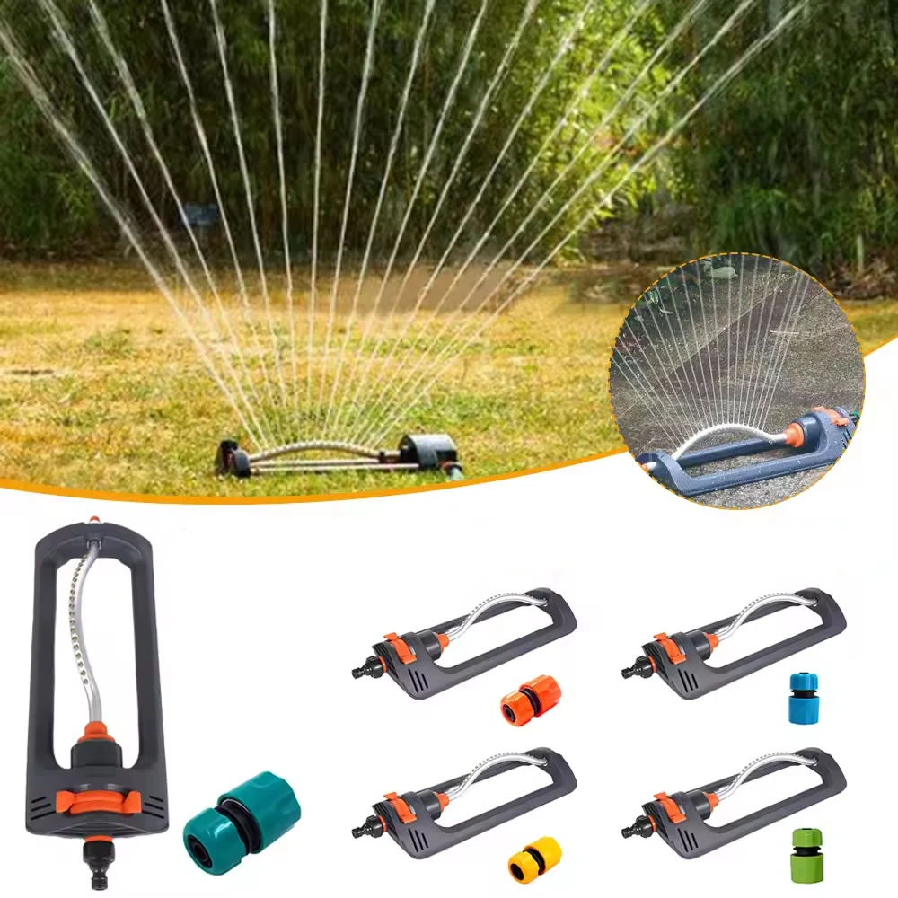 

180° Automatic Swing Sprinkler 19 Hole Sprinkler Garden Irrigation Tools Greening Lawn Watering Tools