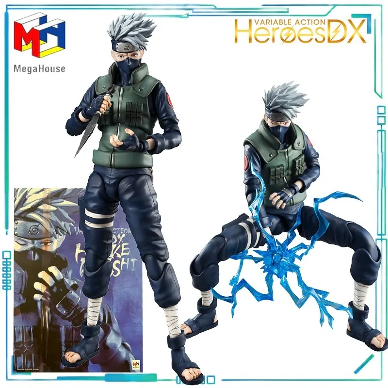 Mega House Original VARIABLE ACTION HEROES Series DX Flag Wood Kakashi Fertigproduktmodell Exquisite Toy Collectibles