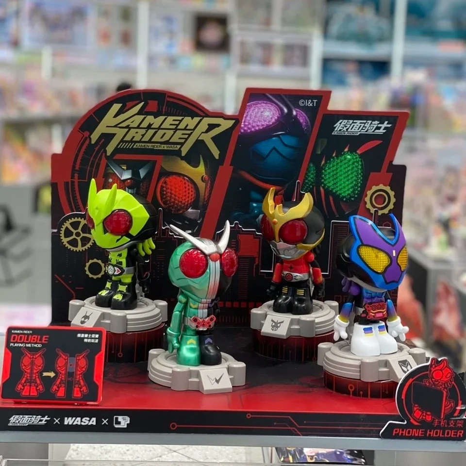 

WASA Kamen Rider Blind Box Mini Mystery Box Action Figure Anime Doll Surprise Bag Collection Model Original Desktop Ornament Toy