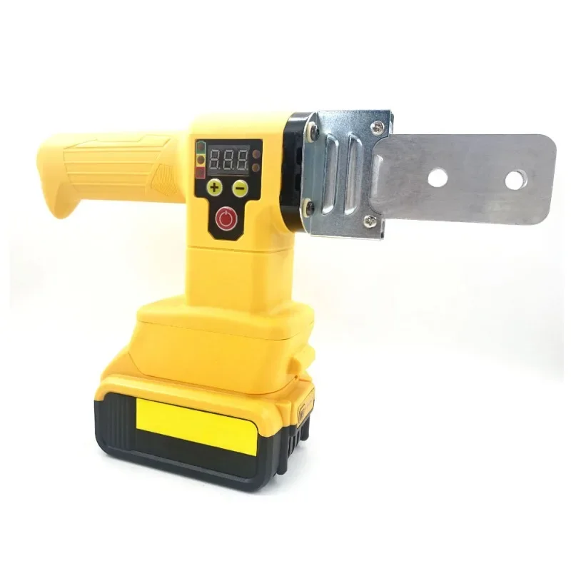 Saldatrice di plastica Cordless PE/PPR/PB/PPC saldatrice per tubi di fusione di tubi Max 320 ° riscaldamento del tubo per batteria Dewalt 20V 18V