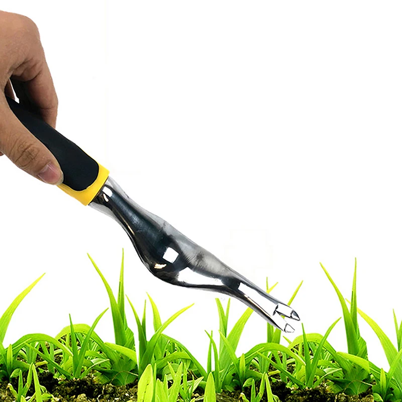 1PC Multifunction Weeder Transplant Stainless Steel Garden Weeder Hand Weeding Removal Cutter Puller Tools