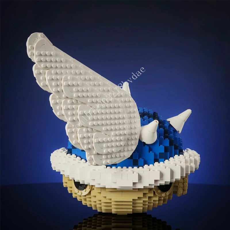 1671PCS MOC Life-Sized Sculpture Series Blue Shell Mega Figure Model Custom Puzzle Education Birthday DIY Creative Assembly Gift