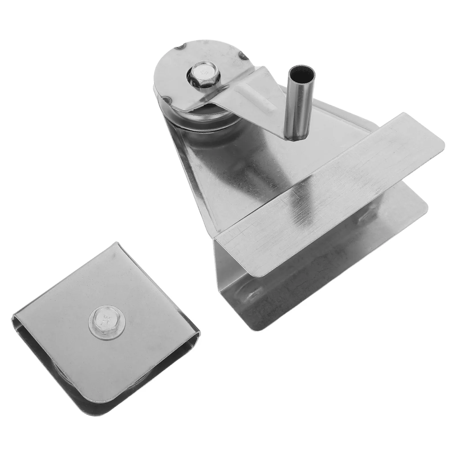 Heavy Duty Stainless Steel Flagpole Pulley Double Groove Smooth Glide for 1.5in 2In Flagpoles Outdoor Windproof Flag Hanging