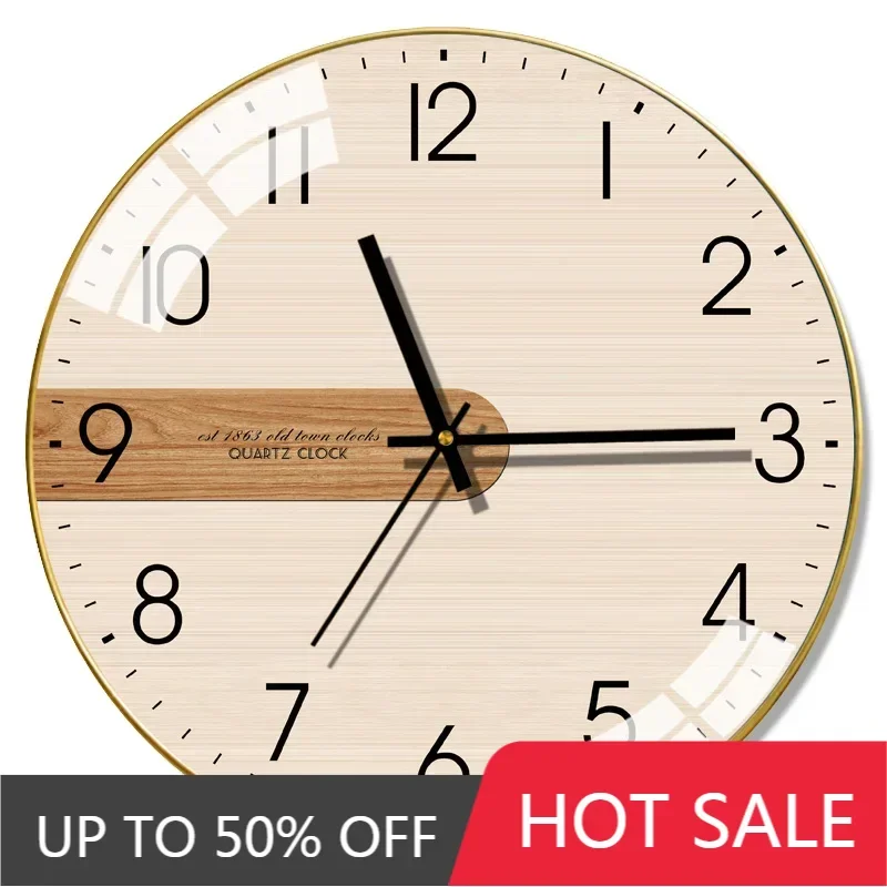 Large Glass Wall Clock Modern Design Kitchen Clock Living Room Creative Nordic Silent Bedroom Clocks Wall Home Decor Klok FZ737