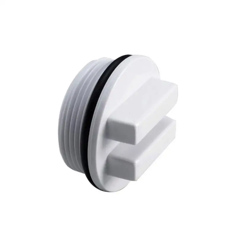 Threaded Pool Return Lines Plug 1.5inch Filter Drain Cap Plug With O-ring Pool Skimmer Plug Winterizing Tool Pool Accessories