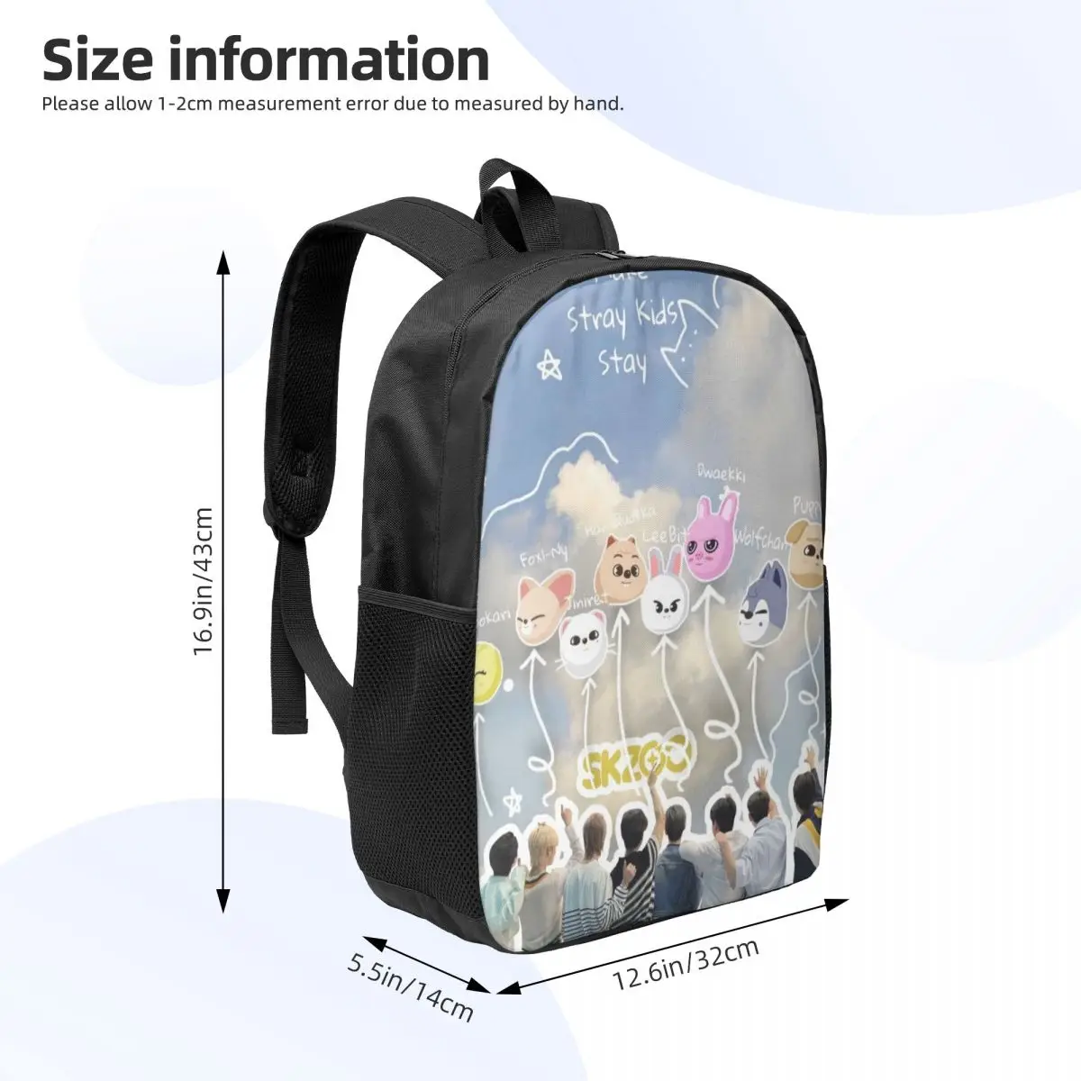 Hot-KPOP-Like-Stray-K-Kids Backpacks Women Men Teenager Bookbag School Bags Travel Rucksack Shoulder Bag Large Capacity