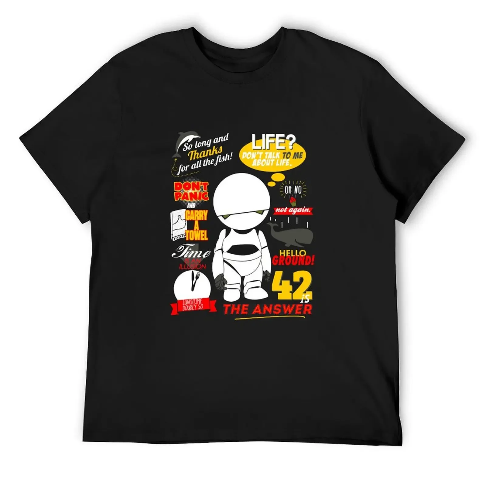 

Hitchhikers Guide To The Galaxy 1 T-Shirt cute tops essential t shirt shirts graphic tee oversized t shirts for men