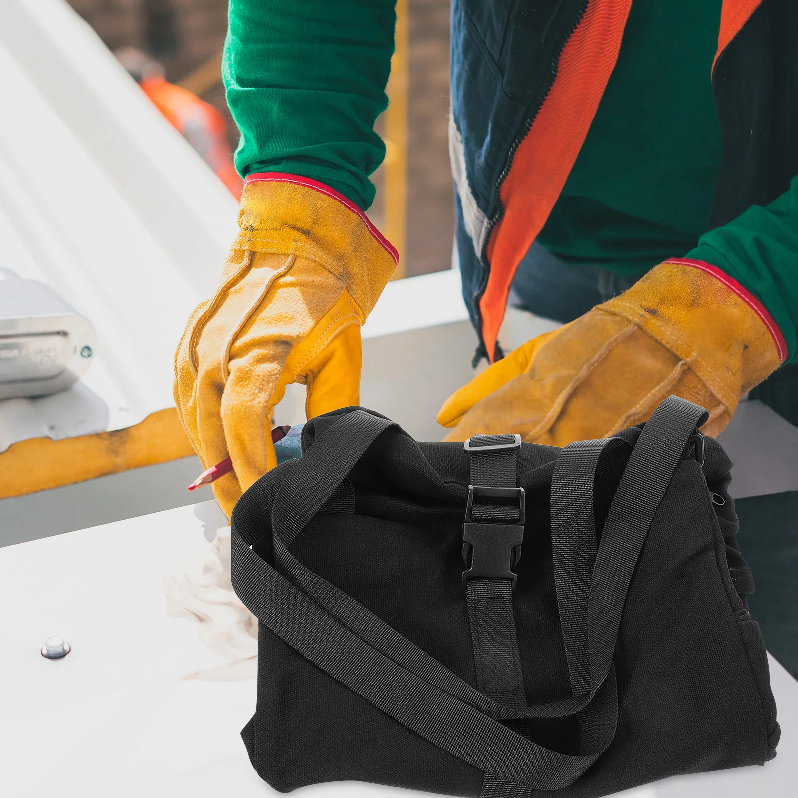

Canvas Tool Storage Bag for Wrench Screwdriver Pliers Electrician Car Mechanic Rolling Hardware Organizer Roll Up