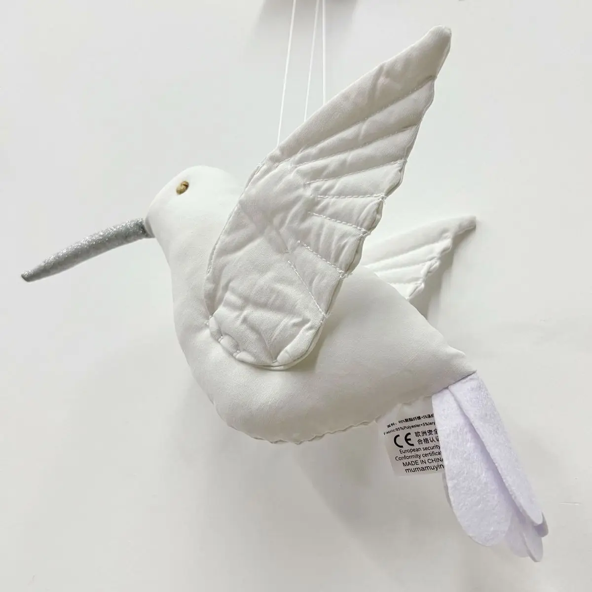 ins linen hummingbird pendant children\'s room bedroom decoration pendant doll photography shooting props