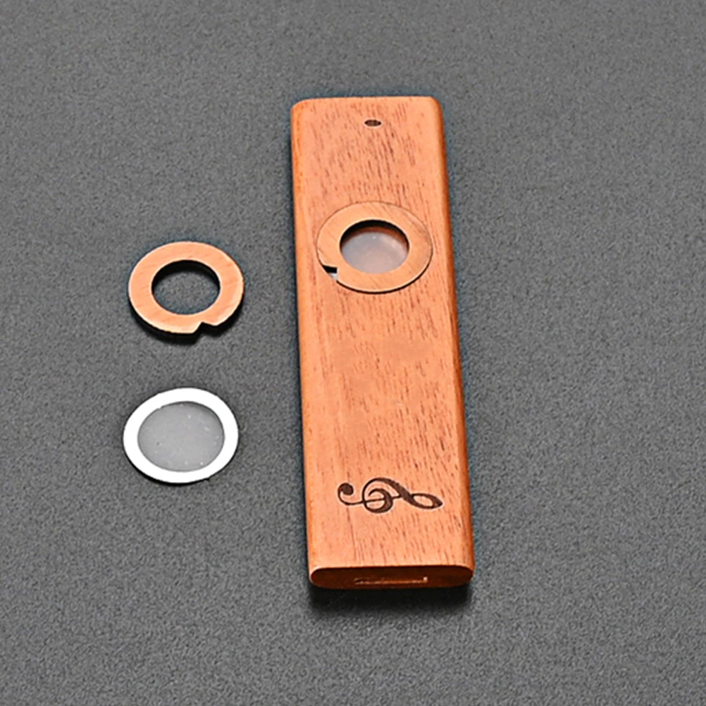 

Wooden Kazoo Professional Adult Musical Instruments Guitar Partner Kids Music Long Lasting Sturdy Safe Practical