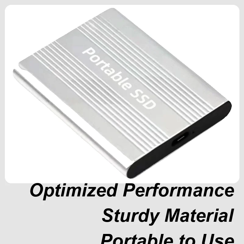 

External SSD Drive Phone Hard Drive 500GB Compact External Storage Portable For Travel Home Computer PC Phone Backup And