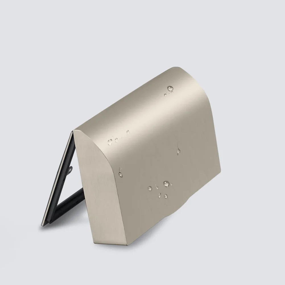 

Waterproof Outlet Box Stainless Steel Weatherproof Socket Cover For Outdoor Kitchen Bathroom Use Electrical Panel Protector