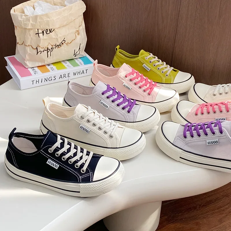 Zapatos De Mujer Tendencia Women Platform Sneakers Women Casual Canvas Shoes Breathable Sneakers Fashion Skateboard Shoes