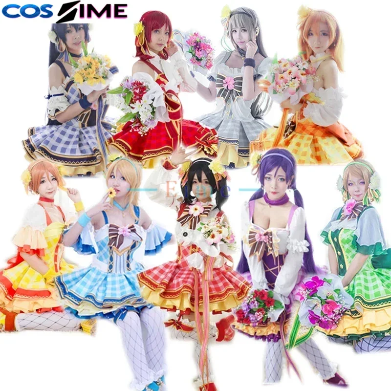 

Любовь жива! Костюм для косплея Bouquet Hand Flower Awaken — полный комплект для всех участниц: Уми, Котори, Маки, Нико, Рин. Милое платье в стиле Лолита, на заказ.