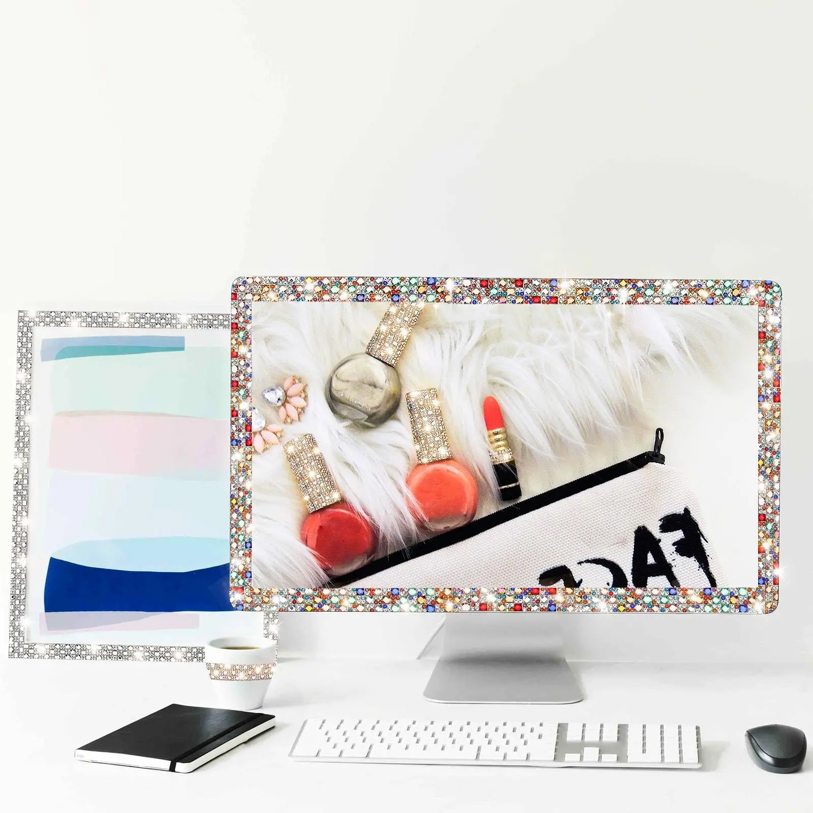 Afbeelding 5: 1Yard Strass Linten Zelfklevende Diamant Sticker Kristal Tape Bling Kristal Strass Strips voor DIY Ambachten Decoraties