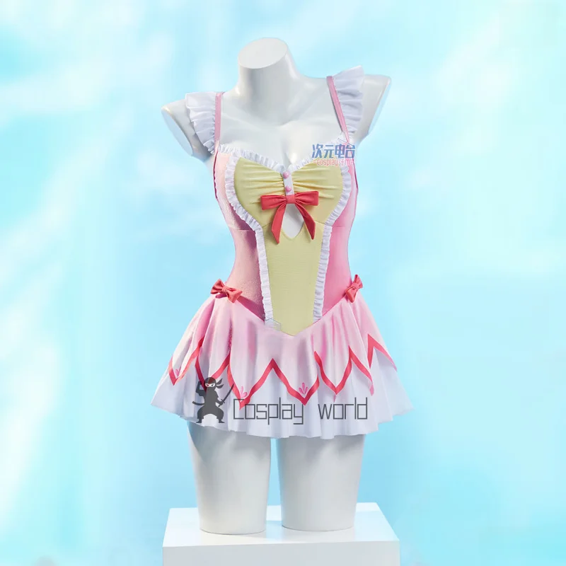 

Новый Puella Magi Madoka Magica аниме Kaname Madoka косплей костюм купальник униформа Хэллоуин карнавальная вечеринка женская одежда