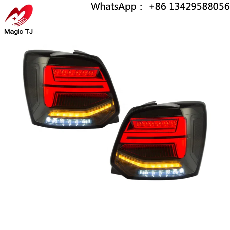 

LED Headlights for 2011-2018 VW Polo Vento with 6000k Color Temperature Tail Light and Rear Lamp for Polo Vento