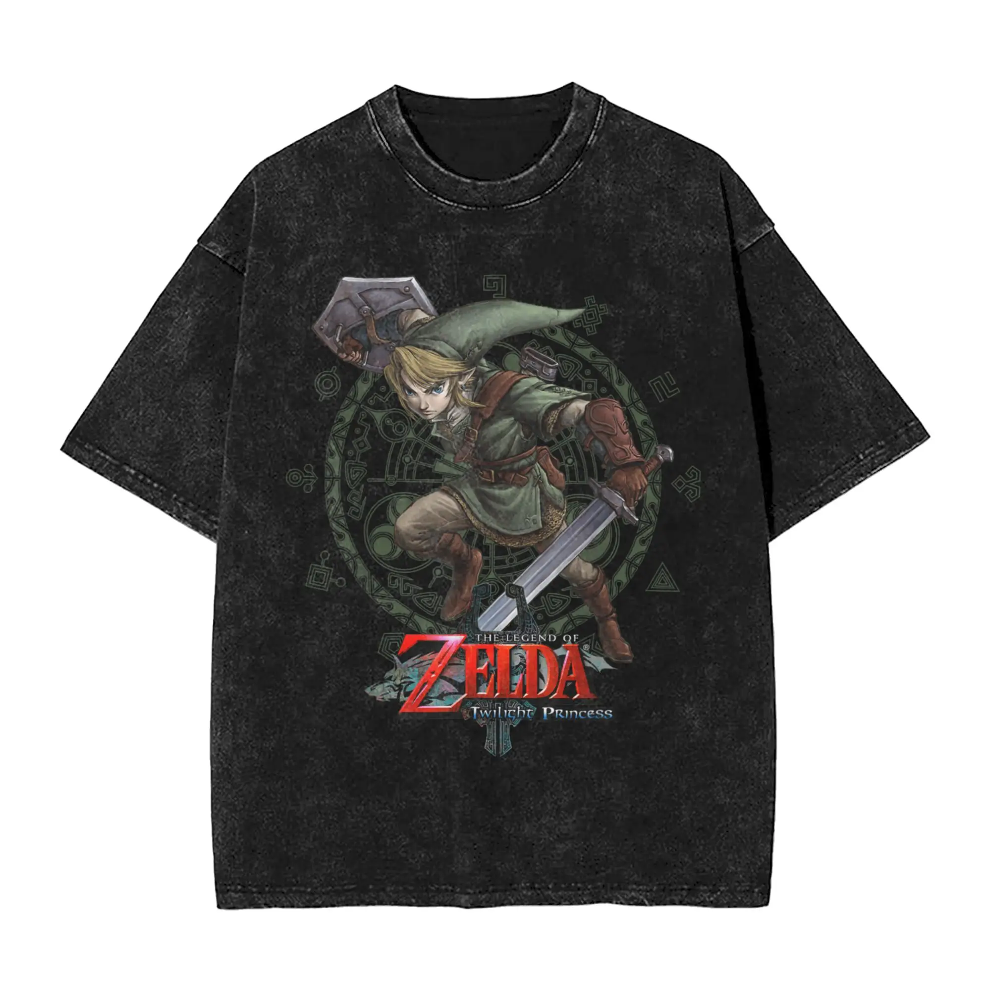 Increíble la leyenda de Zelda Twilight Princess Link Hyrule Hero camiseta de manga corta ropa estampada