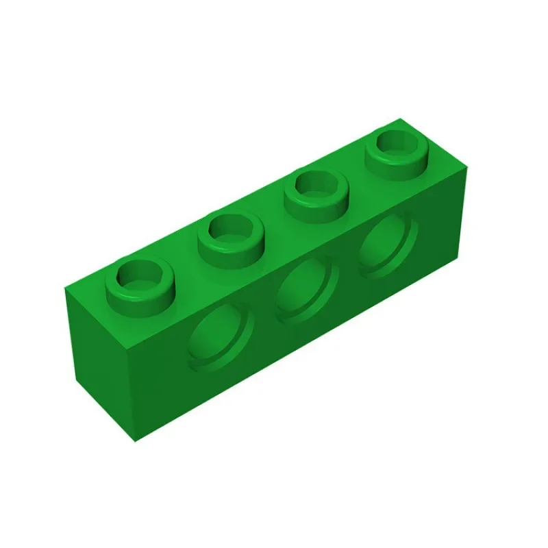 [50g] Model 3701 Small Particle Interlocking Blocks MOC Educational 1x4 With 3-Hole Bricks