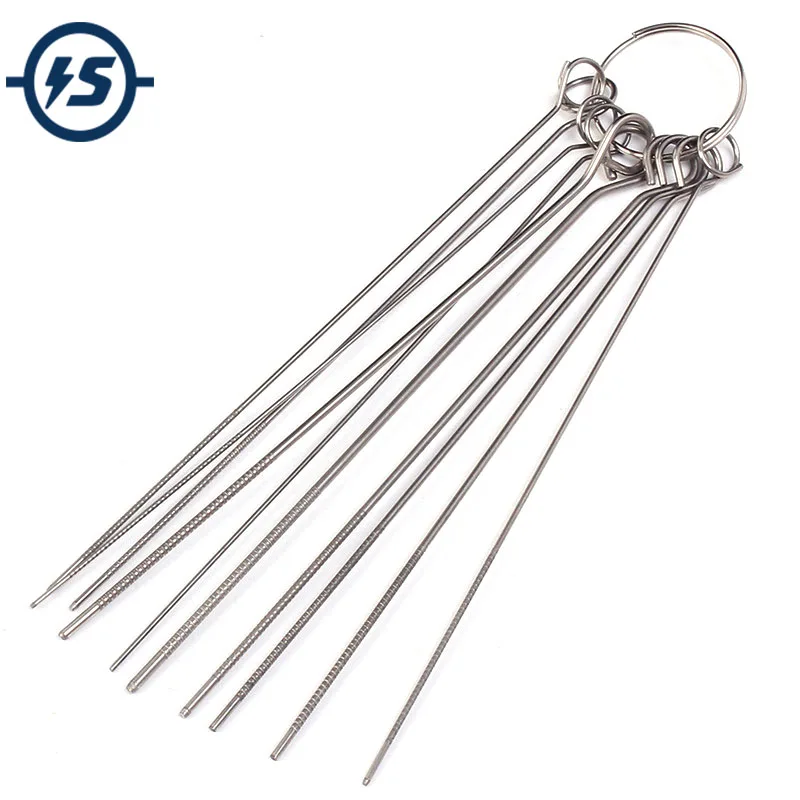10 Kinds Stainless Steel Needle Set PCB Electronic Circuit Through Hole Needle Desoldering Welding Repair Tool 80mm 0.7-1.3mm