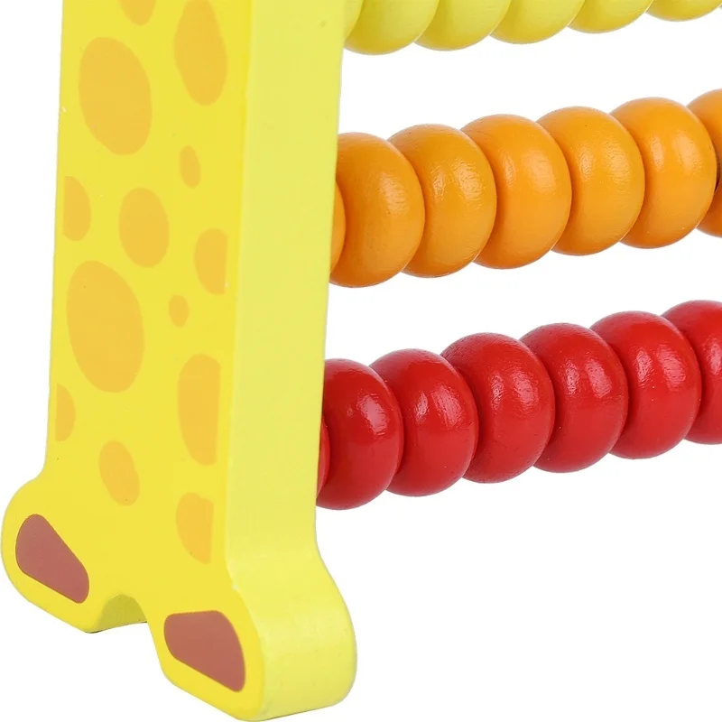 산술 랙 수학 장난감 아기 소년 아기 소녀를 위한 나무 교육 조기 학습 장난감