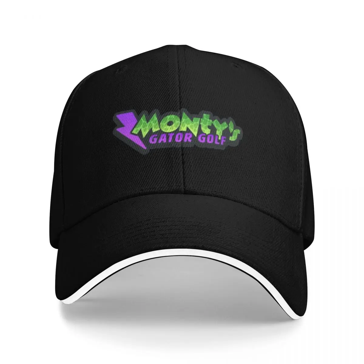 

Monty's Gator Golf Baseball Cap Bobble Hat |-F-| Sports Cap Men Golf Wear Women's