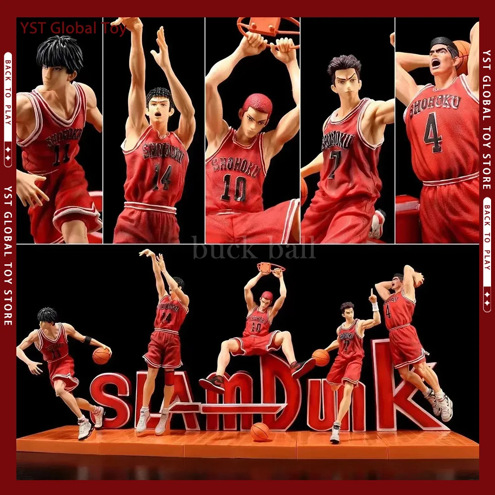 

Фигурка Slam Dunk 38 см, фигурки аниме Sakuragi Hanamichi, Kaede, рукава, Hisashi, Mitsui, Ryota, Мияги, фигурки из ПВХ