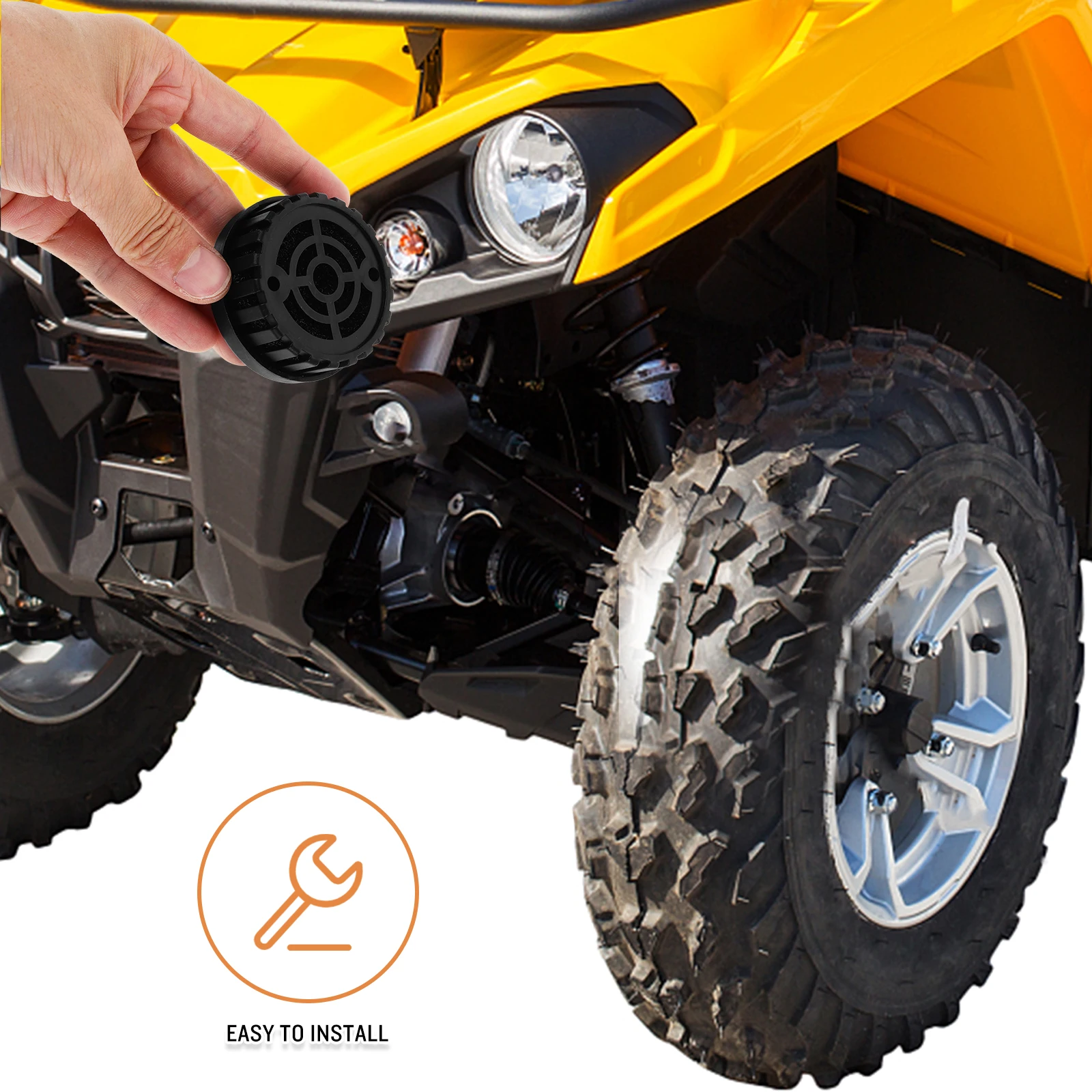 

Air Filter For 47/49Cc Atv Motorcycle 2-Stroke Engine Replacement Durable High-Efficiency Filtration Sturdy Design Long-Lasting