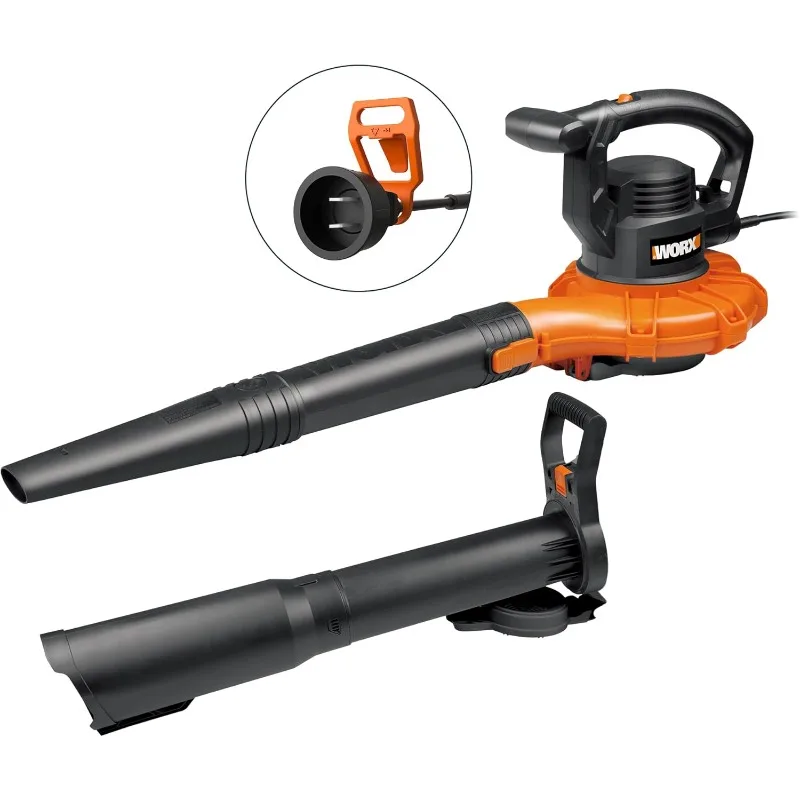 Worx WG518 12 Amp 2-Speed Electric Leaf Blower/Mulcher/Vacuum