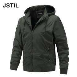 New 2022 Men's Casual Jacket Fashion Winter Parkas Male Overcoat Thick Heated Jackets Coats Cotton Warm Long-sleeved Jacket Men