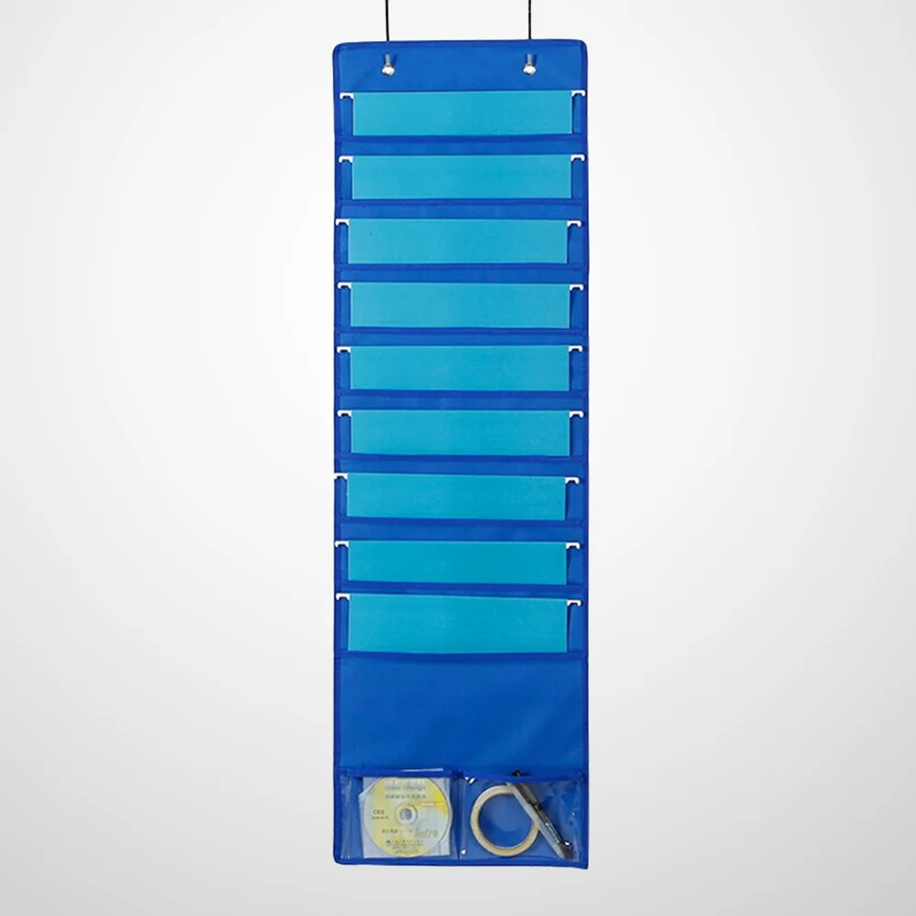 

Hanging Folder Organizer 9+2 Pockets Oxford Cloth Document Holder Wall Mounted File Organizer For Home Office School