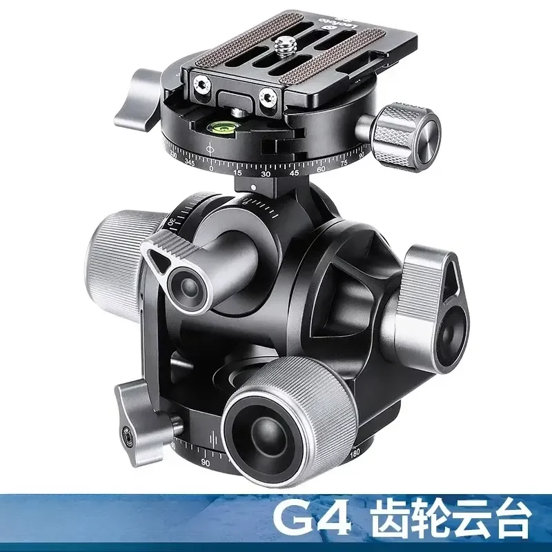 Leofoto G4 3D Gear Gimbal Head Tripod Head for DSLR Camera Macro Panoramic Architectural Photography
