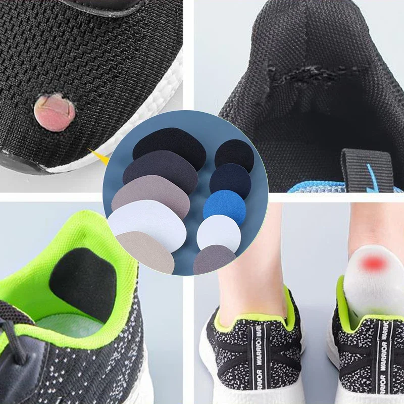 4pcs Sneaker Mesh Upper Repair Insole Patch Shoe Hole Self Adhesive Firm Durable Multifunctional Heel Repair Adhesive Patch