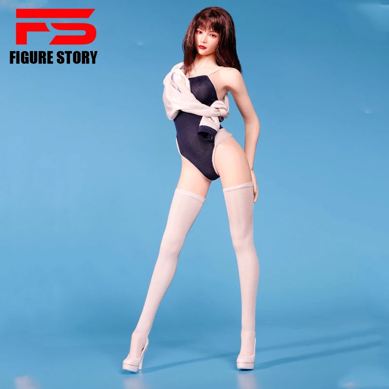 

SA Toys SA048 1/6 Scale Female School Swimsuit Sunscreen Clothing Socks Set Model For 12'' TBL S10D Soldier Action Figure Body