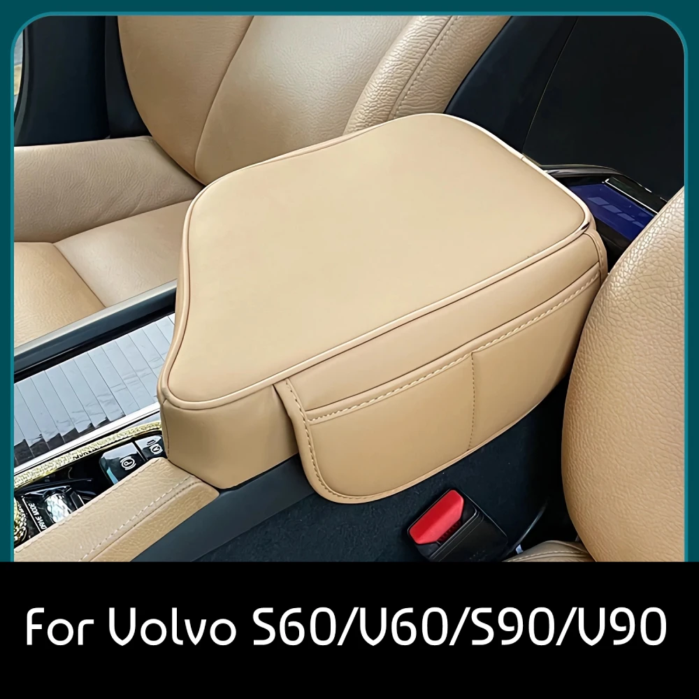 Almohadilla de reposabrazos para Volvo XC60 S90 XC90 V90 S60 V60 versión de conducción izquierda reposabrazos cojín de elevación accesorios de piezas de sintonización de coche
