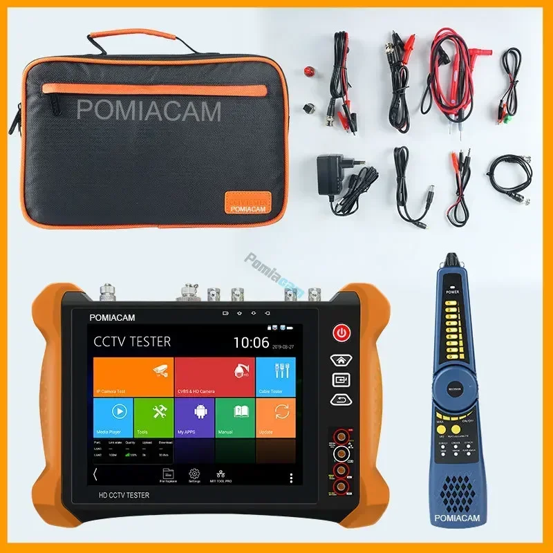 X9 MOVTADHS Full Function 8inch Touch screen 8K H.265 IP cam 4K 8MP IP Camera Tester TVI CVI AHD SDI CVBS CCTV Tester Monitor
