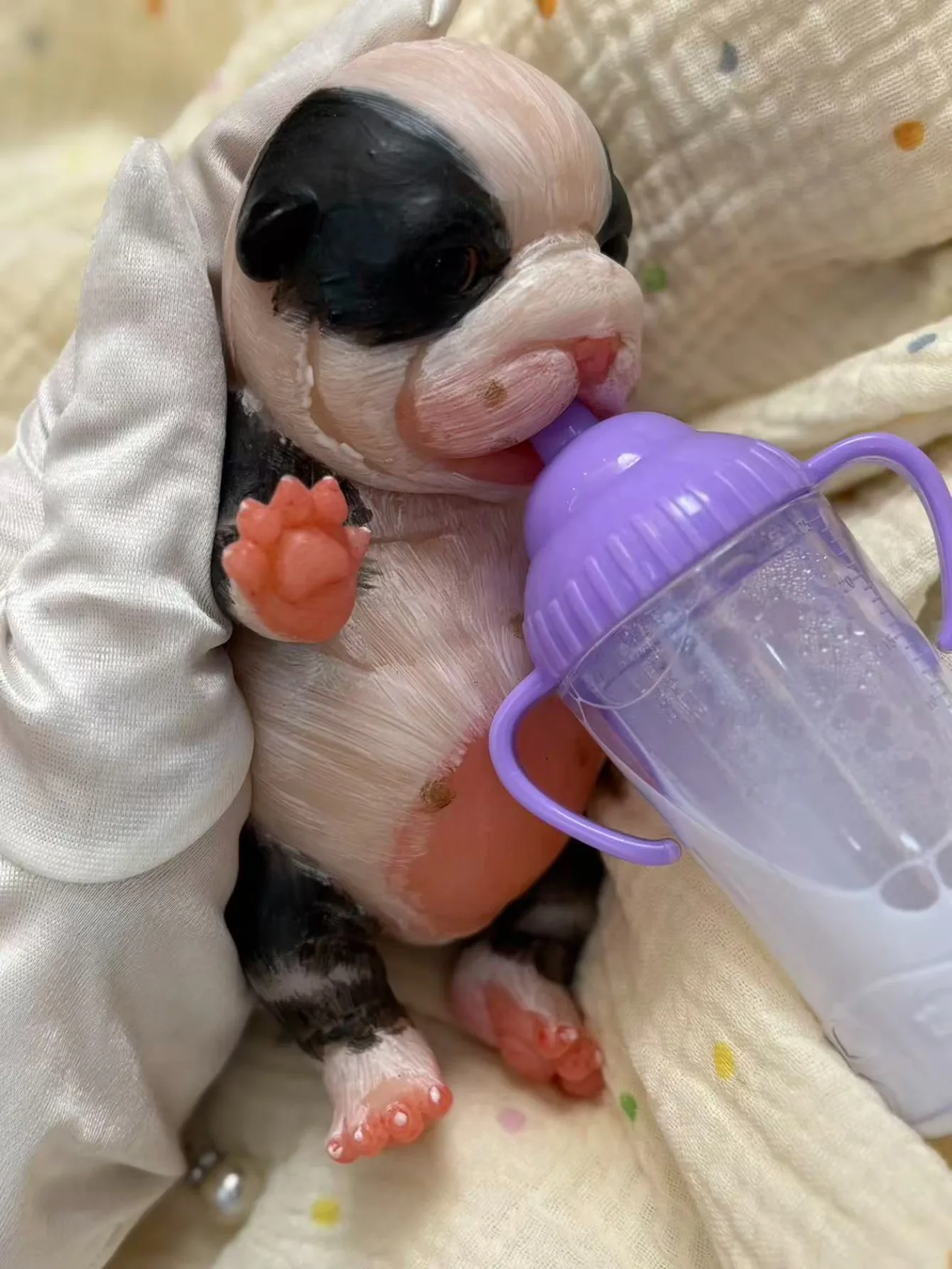 6.7 Polegada silicone animal brinquedo cão e ovelhas toque macio caiu bebe silicone reborn boneca para crianças presentes de natal