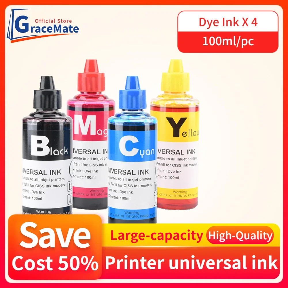 Printer Ink Compatible for HP 60 46 564 178 662 664 653 655 920 932 933 934 935 953 955 952 940 XL Ink Cartridge Refill Ink Kit