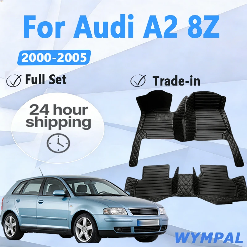 

Автомобильный напольный коврик для Audi A2 8Z 2000 ~ 2005, 5-местный водный коврик, автомобильный матовый напольный ковер, кожаный коврик, автомобильные аксессуары, детали интерьера