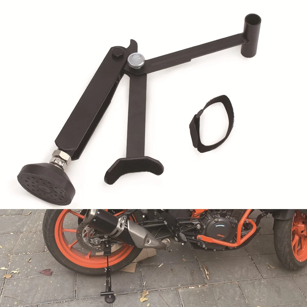 Universal Motorcycle Folding Lifting Support Frame Foldable Heavy Lift Stand Stable Crane Frame For Motorcycle