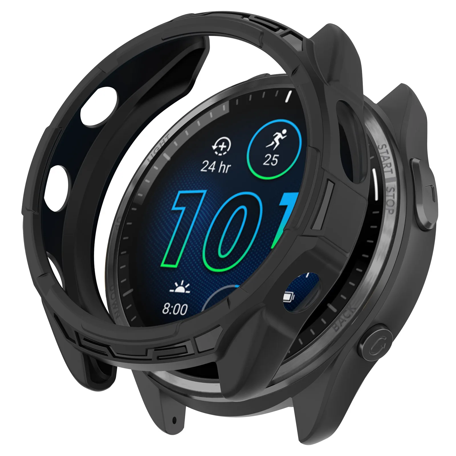 

For Garmin Forerunner965 Smartwatch Protective Case TPU Protective Shell